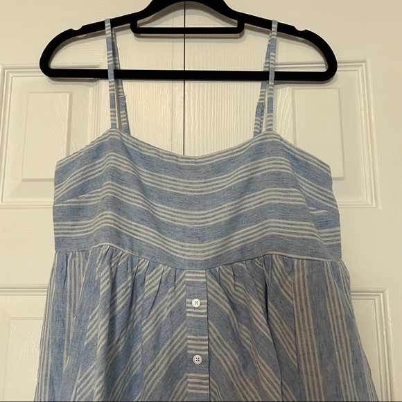 NWT Loft Women’s LOFT beach striped button down midi dress size small - Picture 5 of 10